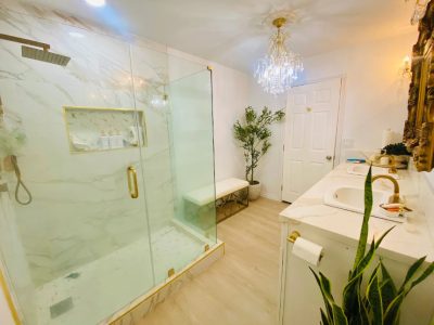Bathroom Glass Door Installation