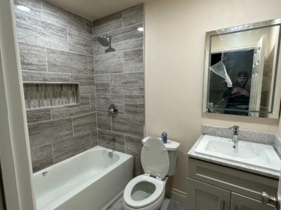 Bathtub and Shower Combination Remodel
