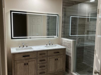 Modern Bathroom Lights Installation