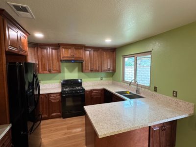 Wooden Kitchen Cabinet Installation